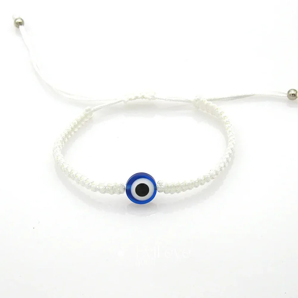 Authentic Evil Eye Bracelet - White