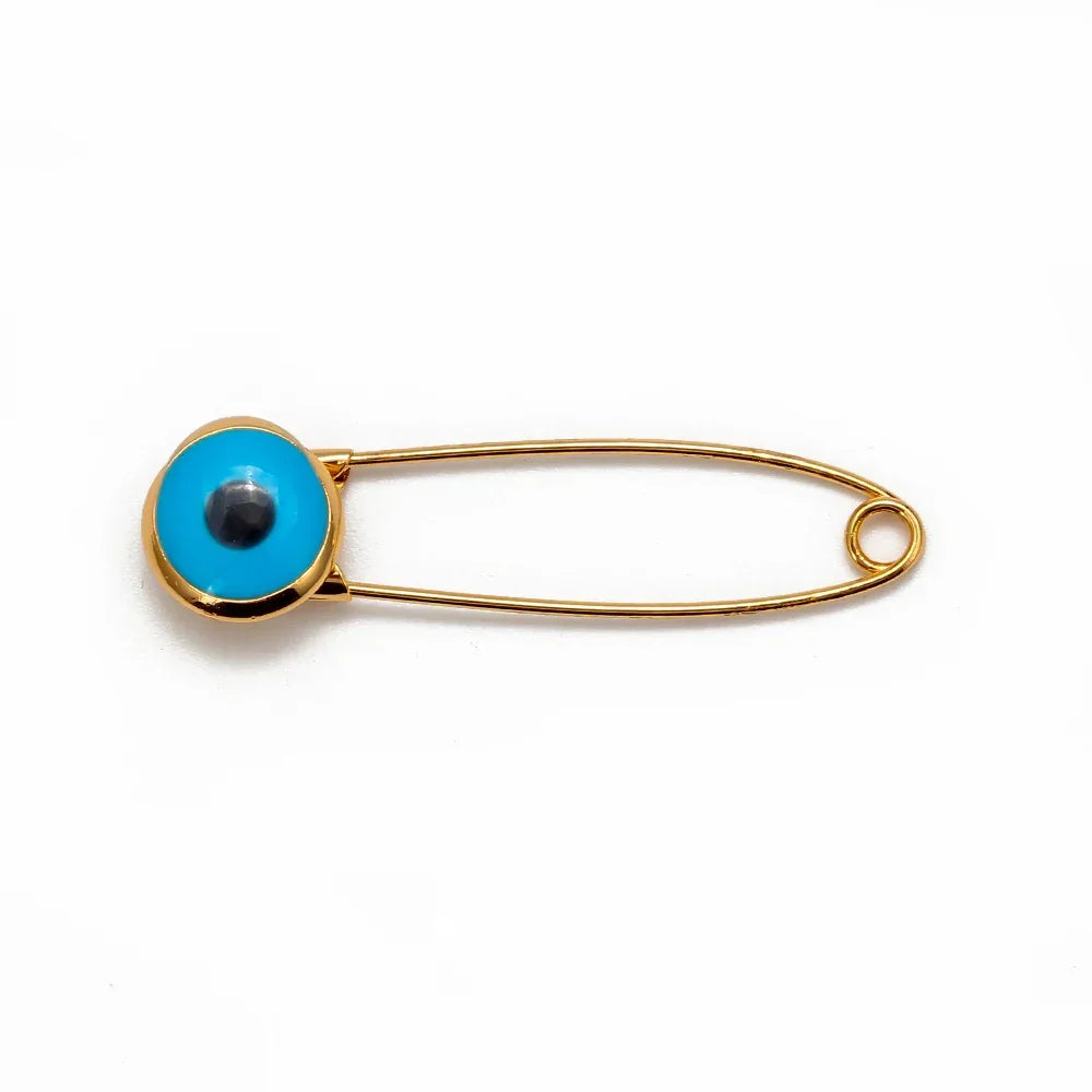 Baby Evil Eye Pin - Blue