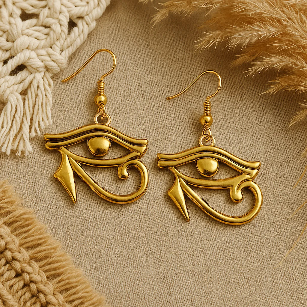 Egyptian Evil Eye Earrings