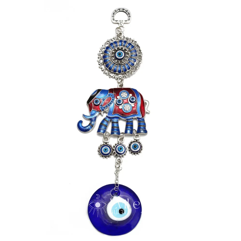 Elephant Evil Eye Wall Hanging