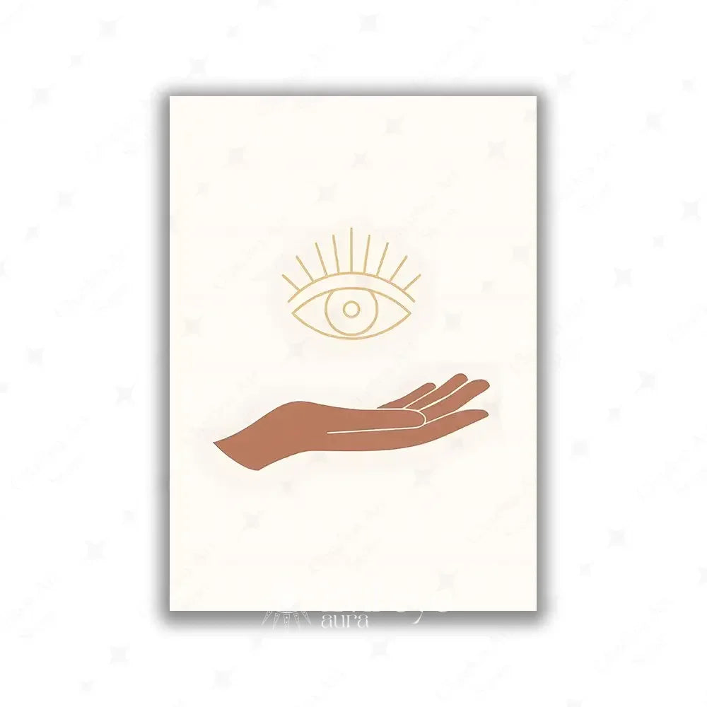 Evil Eye Art Painting - 1 / 40x60cm No Frame