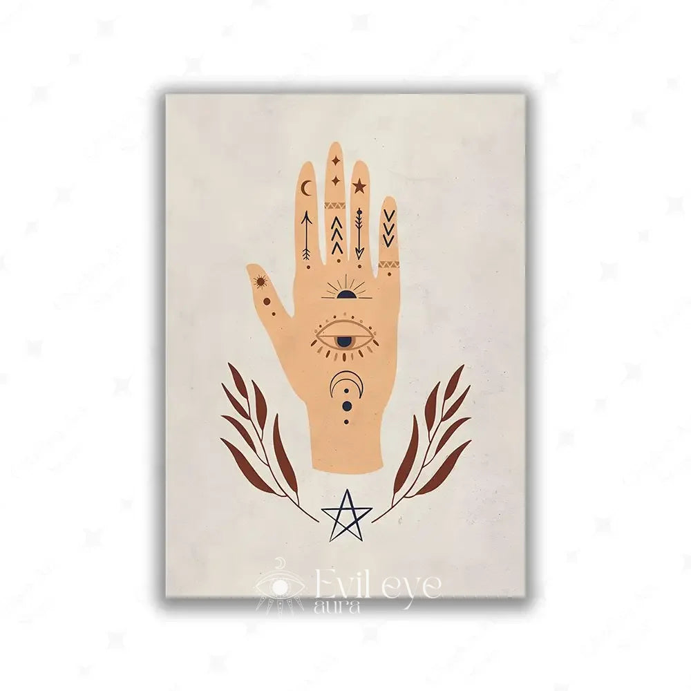 Evil Eye Art Painting - 11 / 40x60cm No Frame