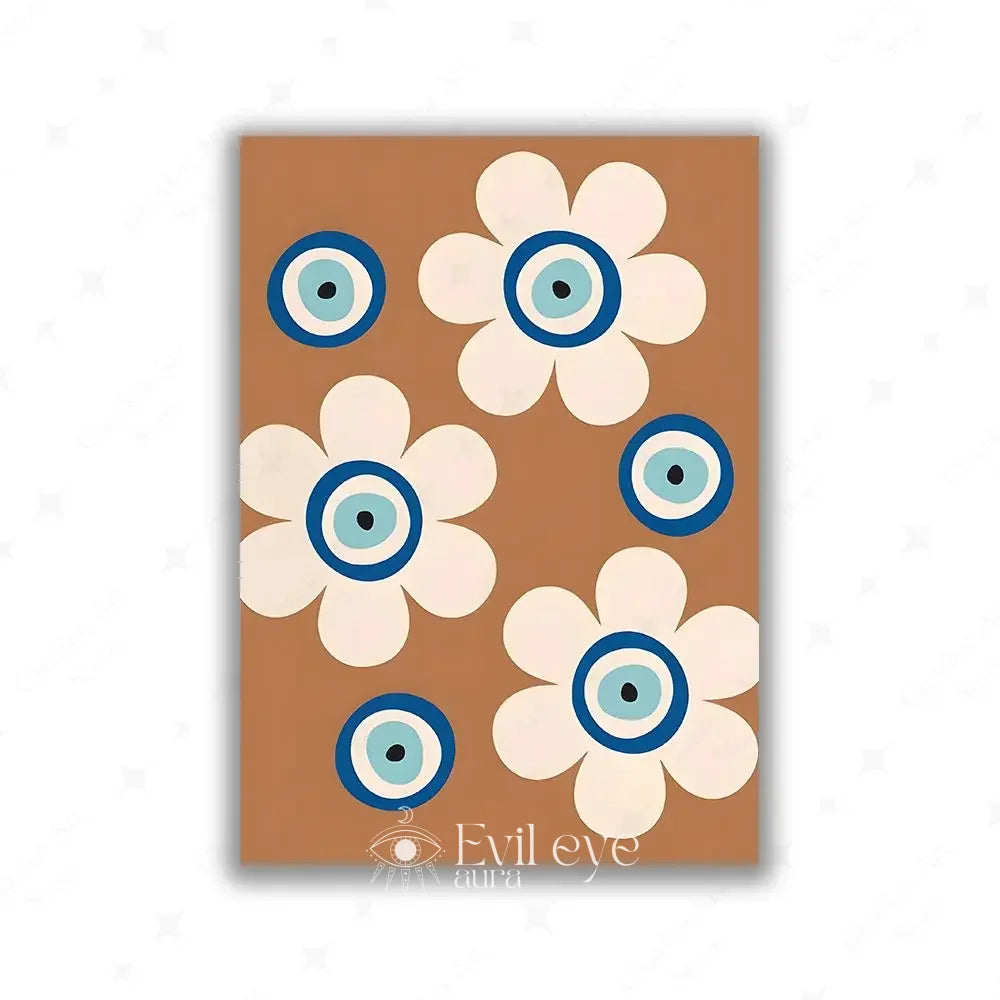 Evil Eye Art Painting - 2 / 40x60cm No Frame