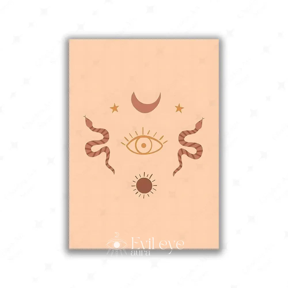 Evil Eye Art Painting - 6 / 40x60cm No Frame