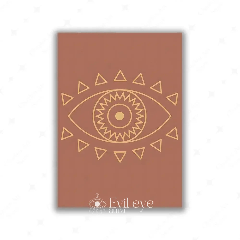 Evil Eye Art Painting - 7 / 40x60cm No Frame