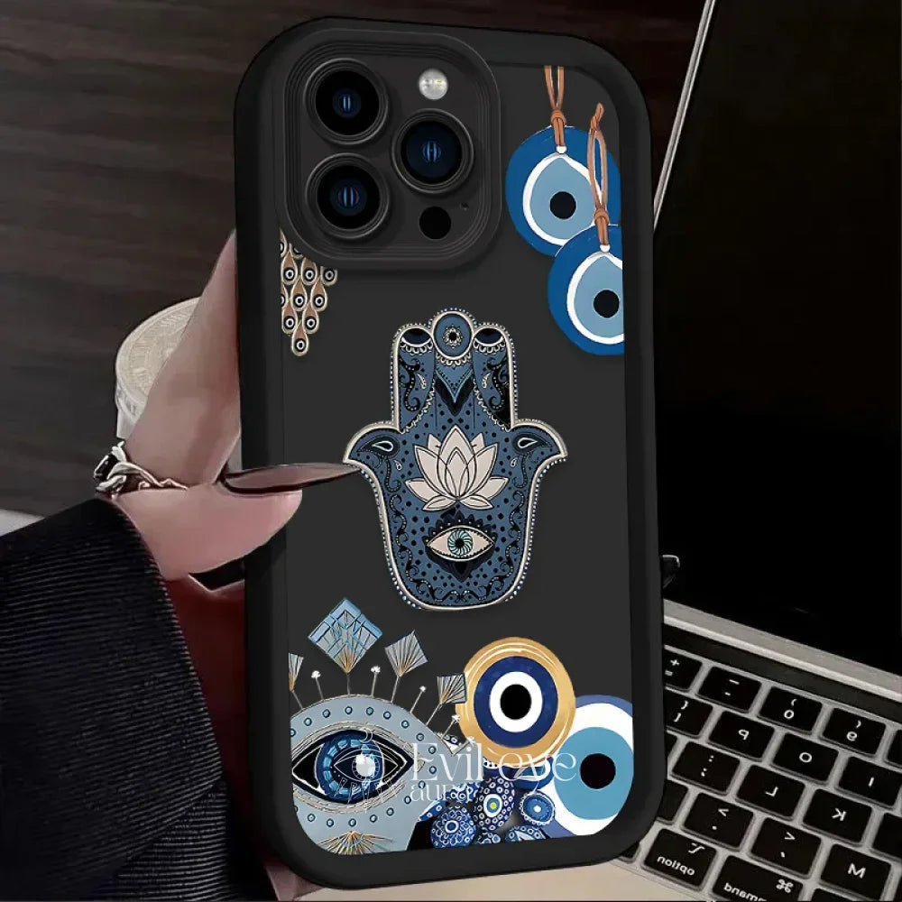 Evil Eye Art Phone case - 3 / For iPhone 7 8