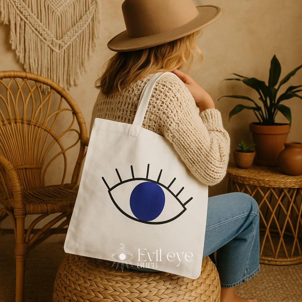 Evil Eye Beach Bag