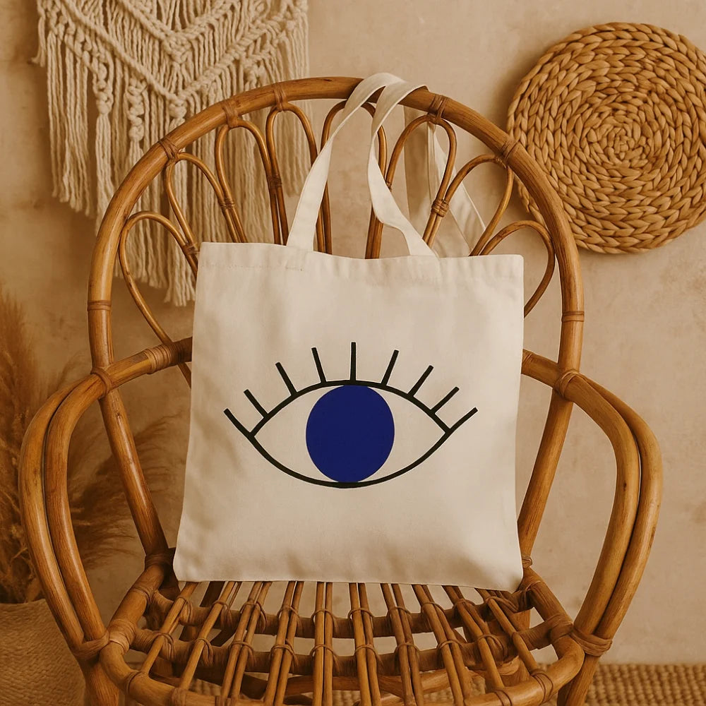 Evil Eye Beach Bag