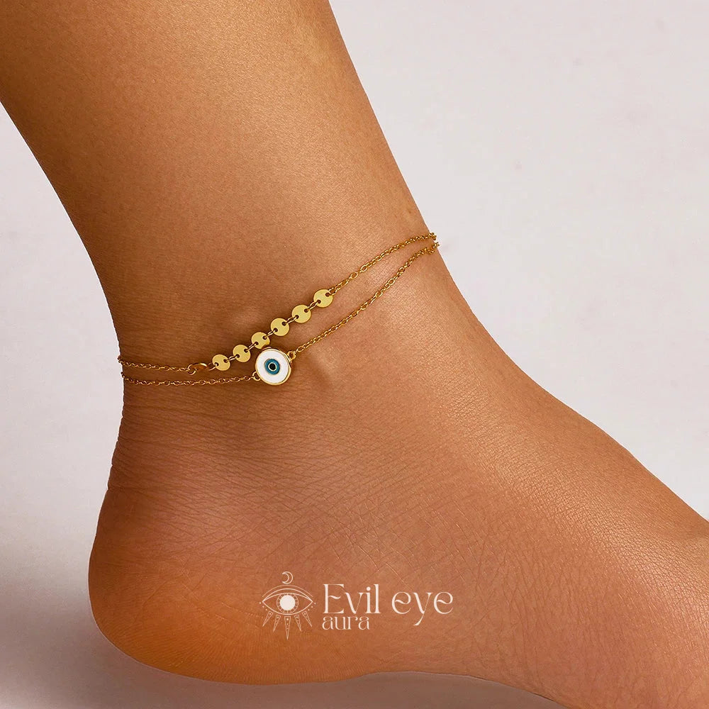 Evil Eye Charm Anklet