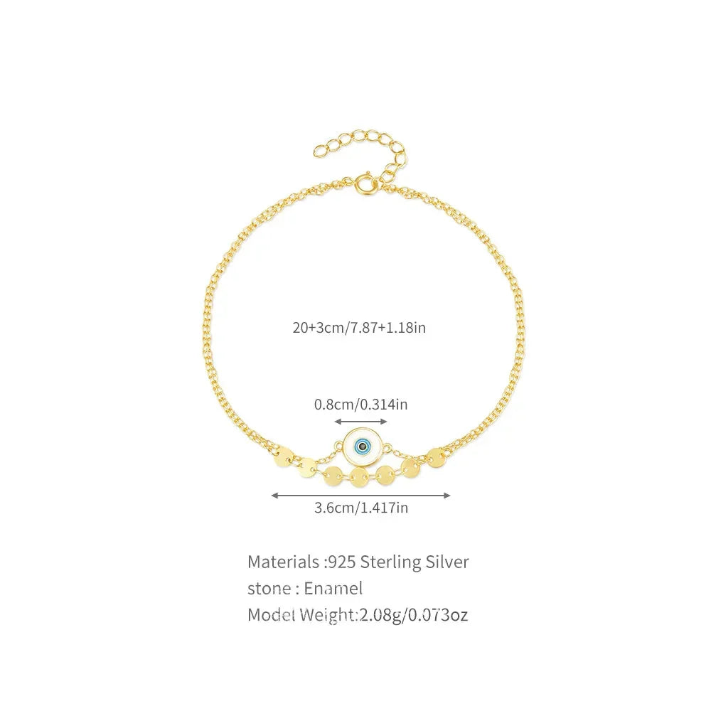 Evil Eye Charm Anklet