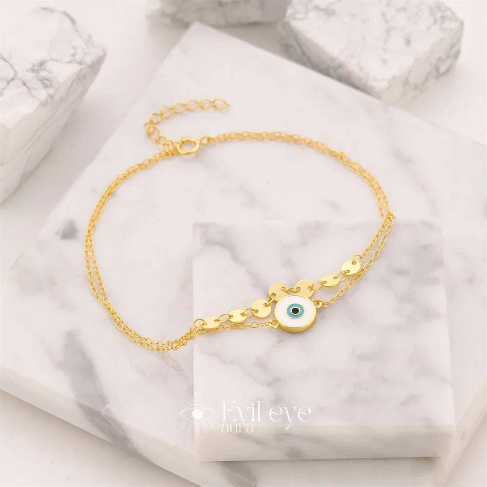 Evil Eye Charm Anklet