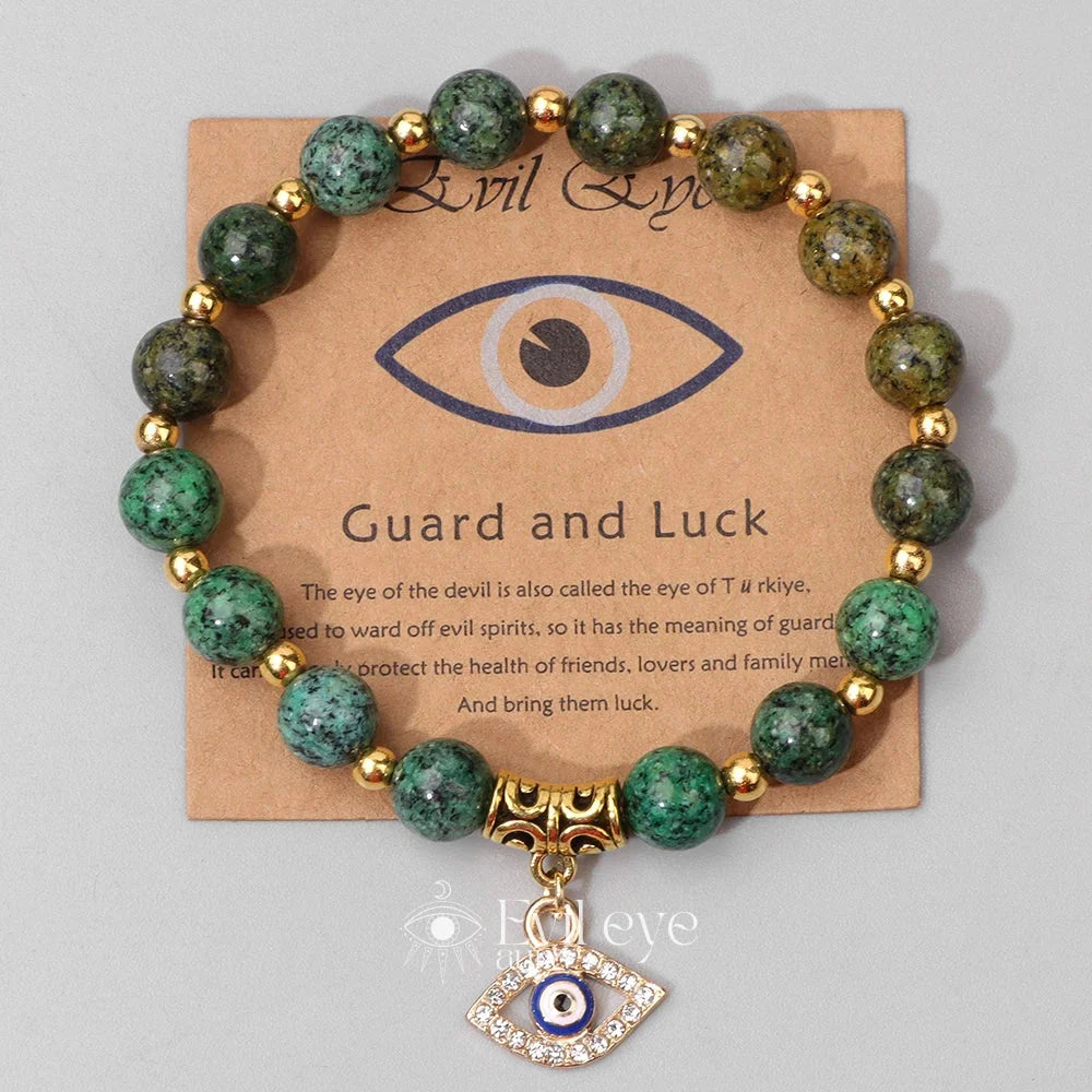 Evil Eye Gemstone Bracelet