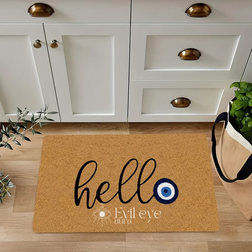 Evil Eye Hello Doormat