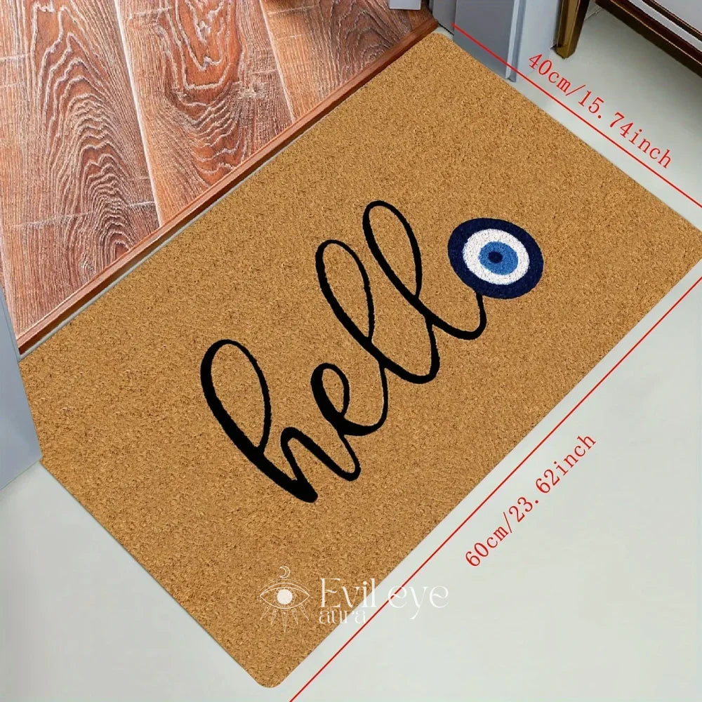 Evil Eye Hello Doormat