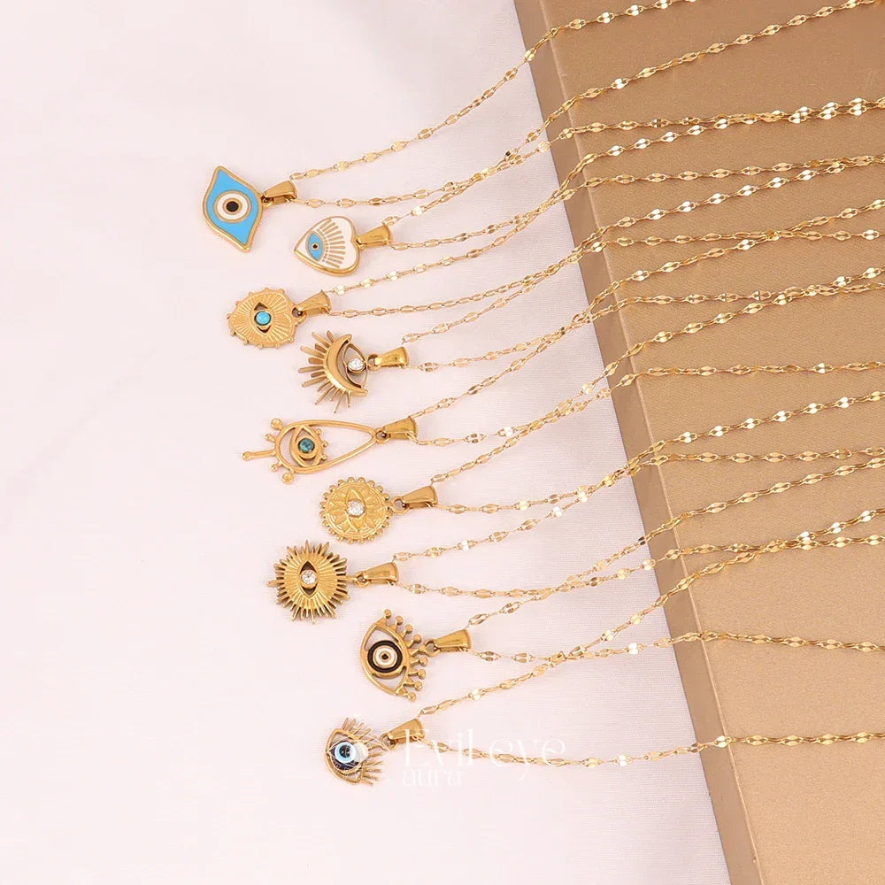 Evil Eye Minimalist Necklace