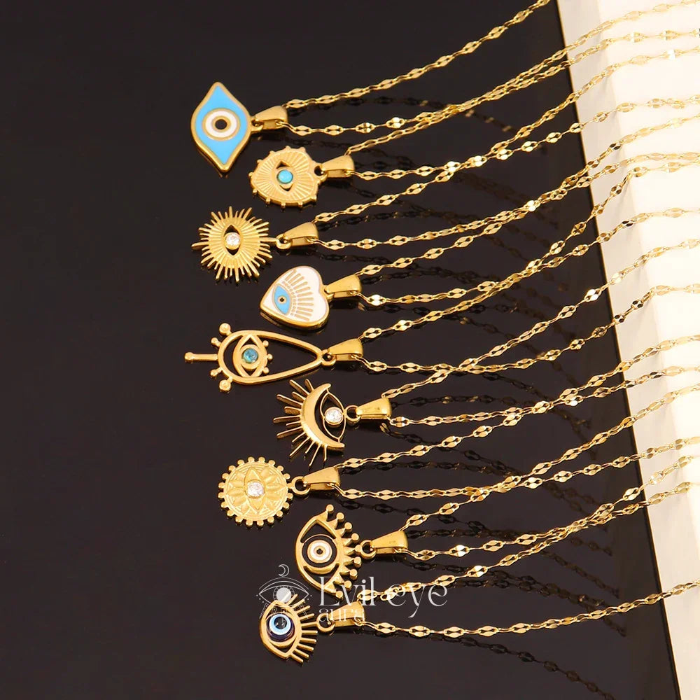Evil Eye Minimalist Necklace