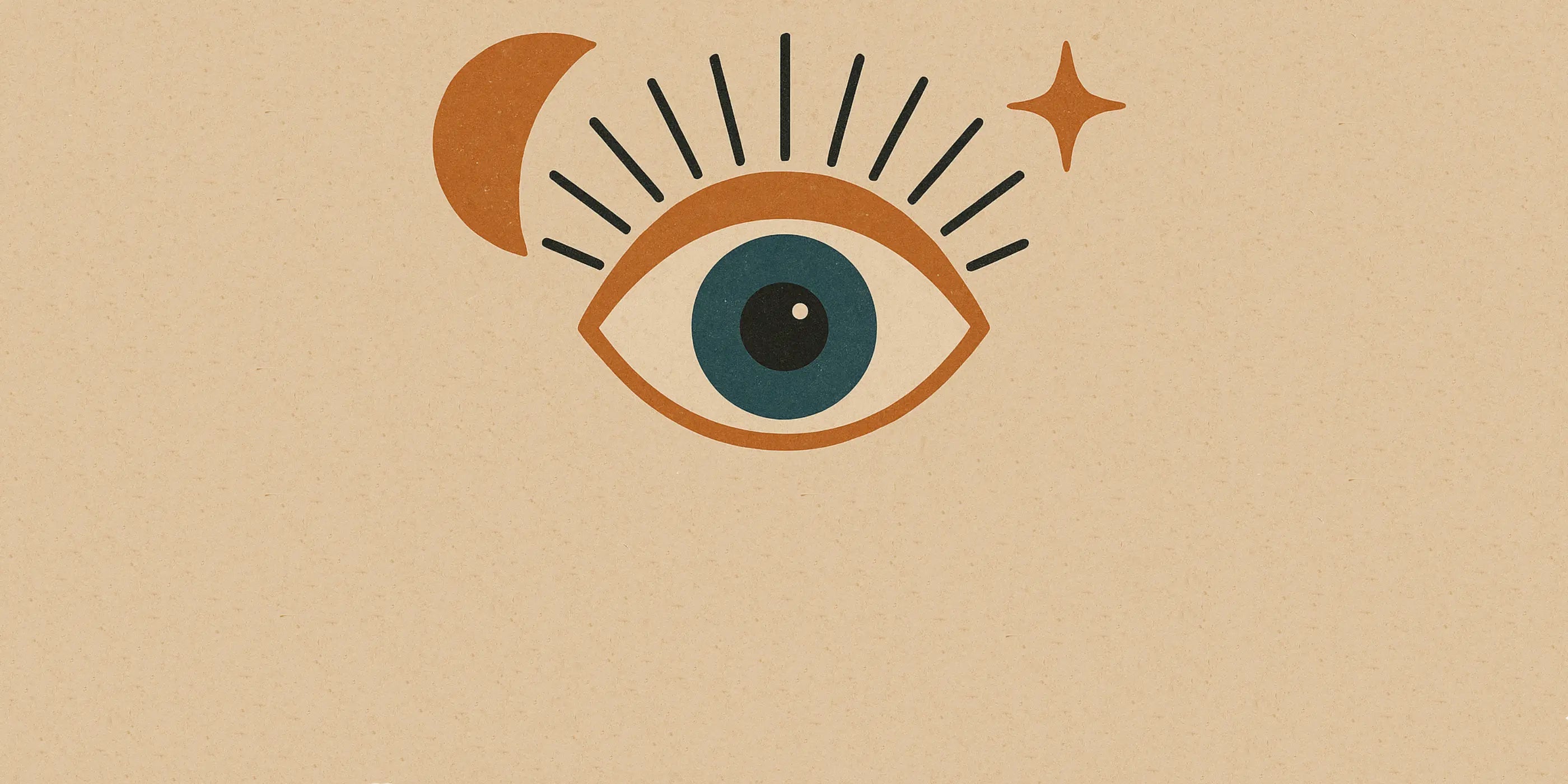 evil eye modern artwork