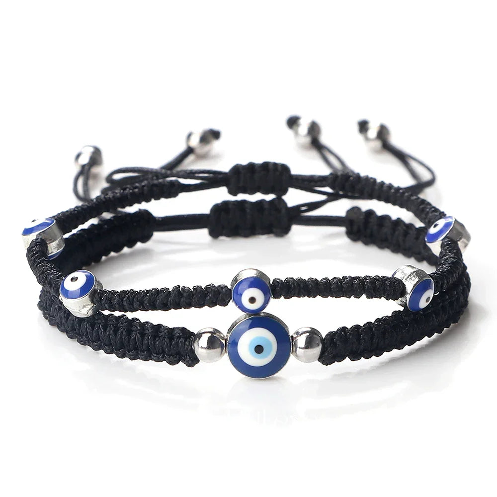 Evil Eye Nylon Cord Bracelet