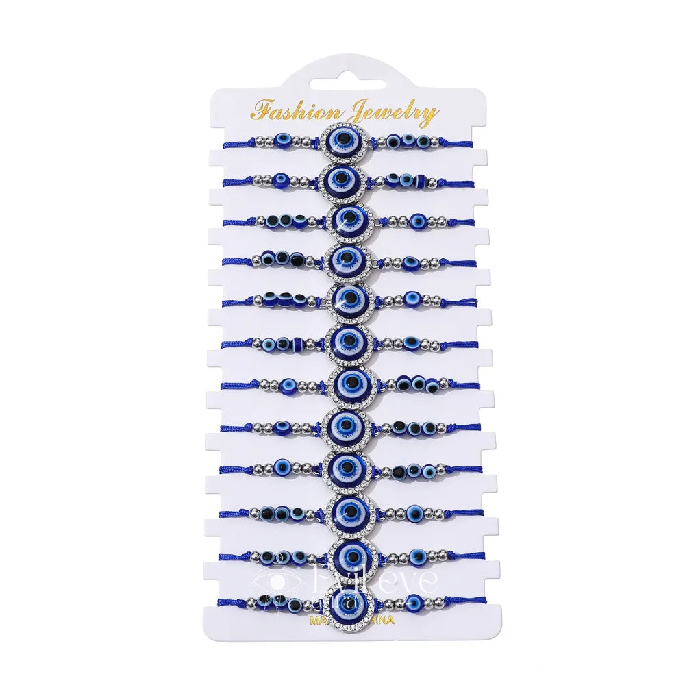 Evil Eye Rhinestone Bracelet