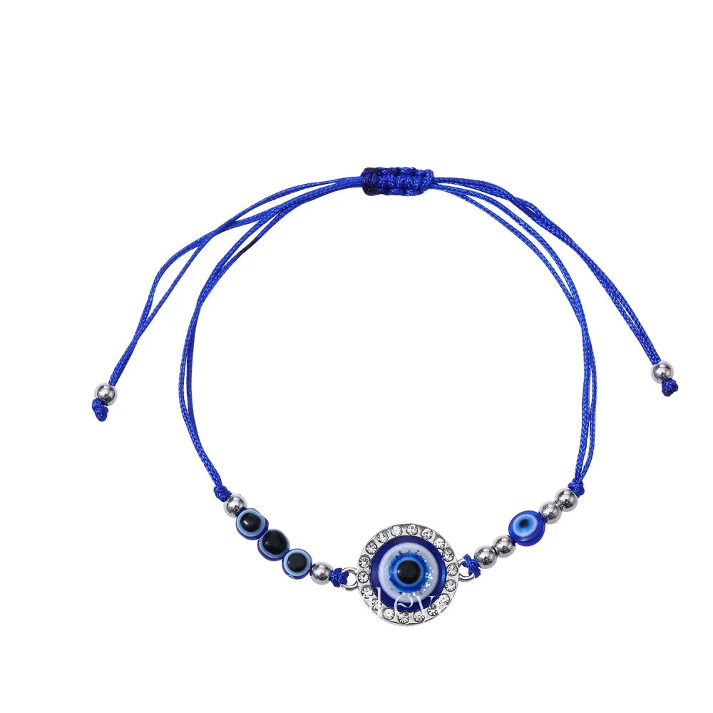 Evil Eye Rhinestone Bracelet