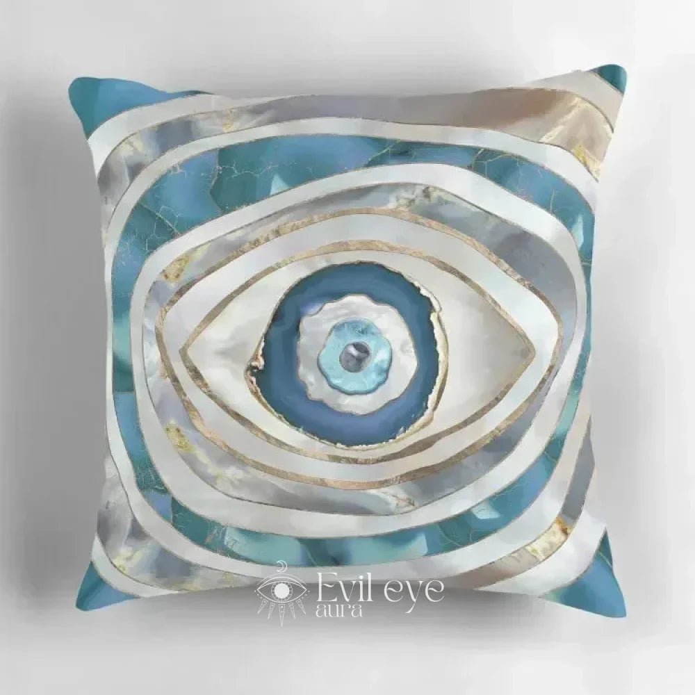 Evil Eye Shaped Pillow