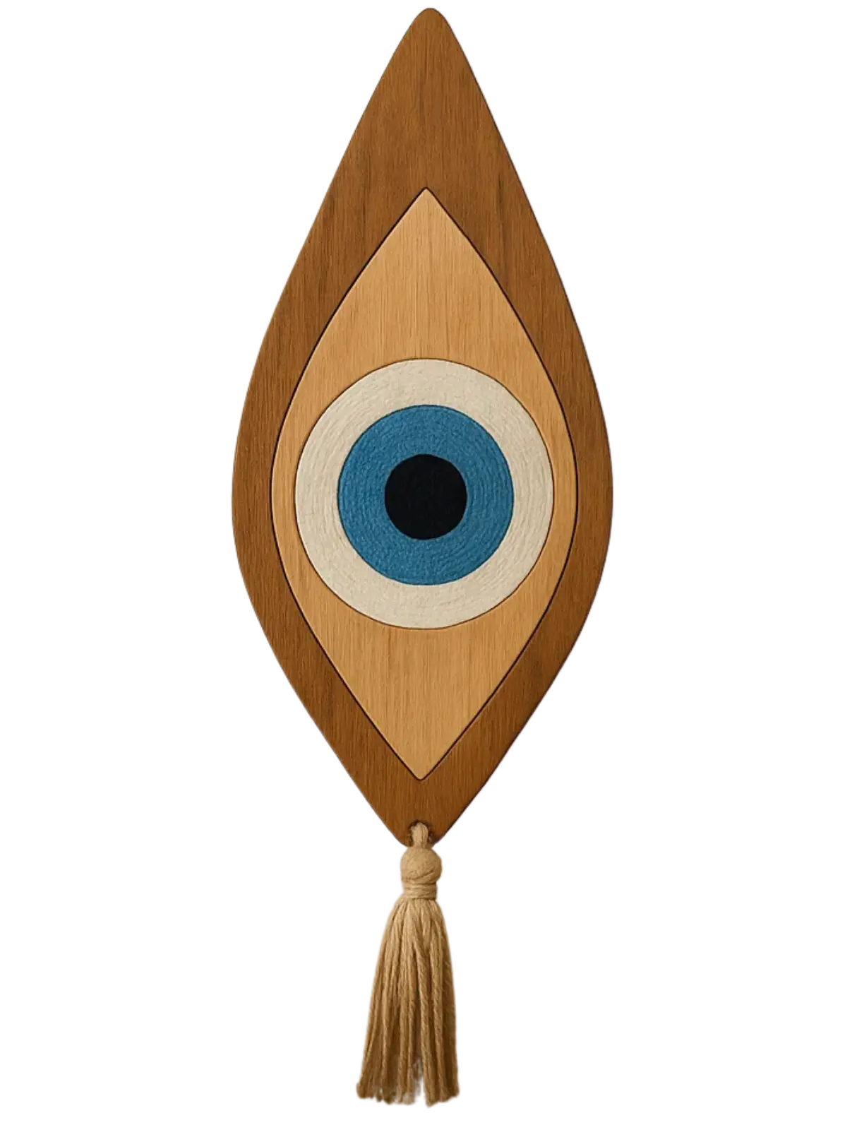 evil eye wood wall hanging