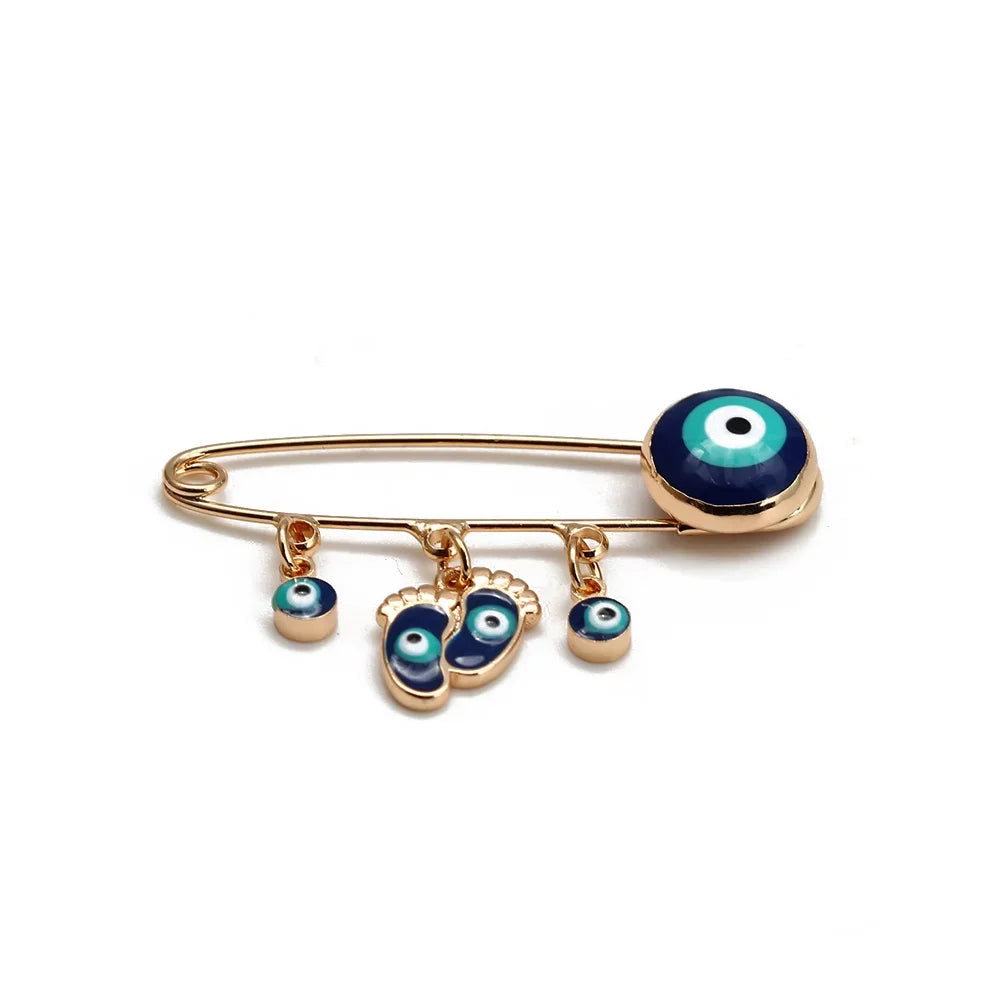 Feet Evil Eye Pin