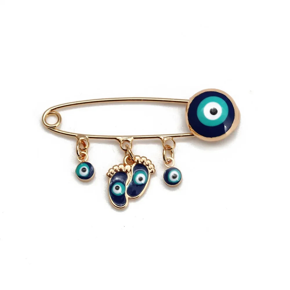 Feet Evil Eye Pin