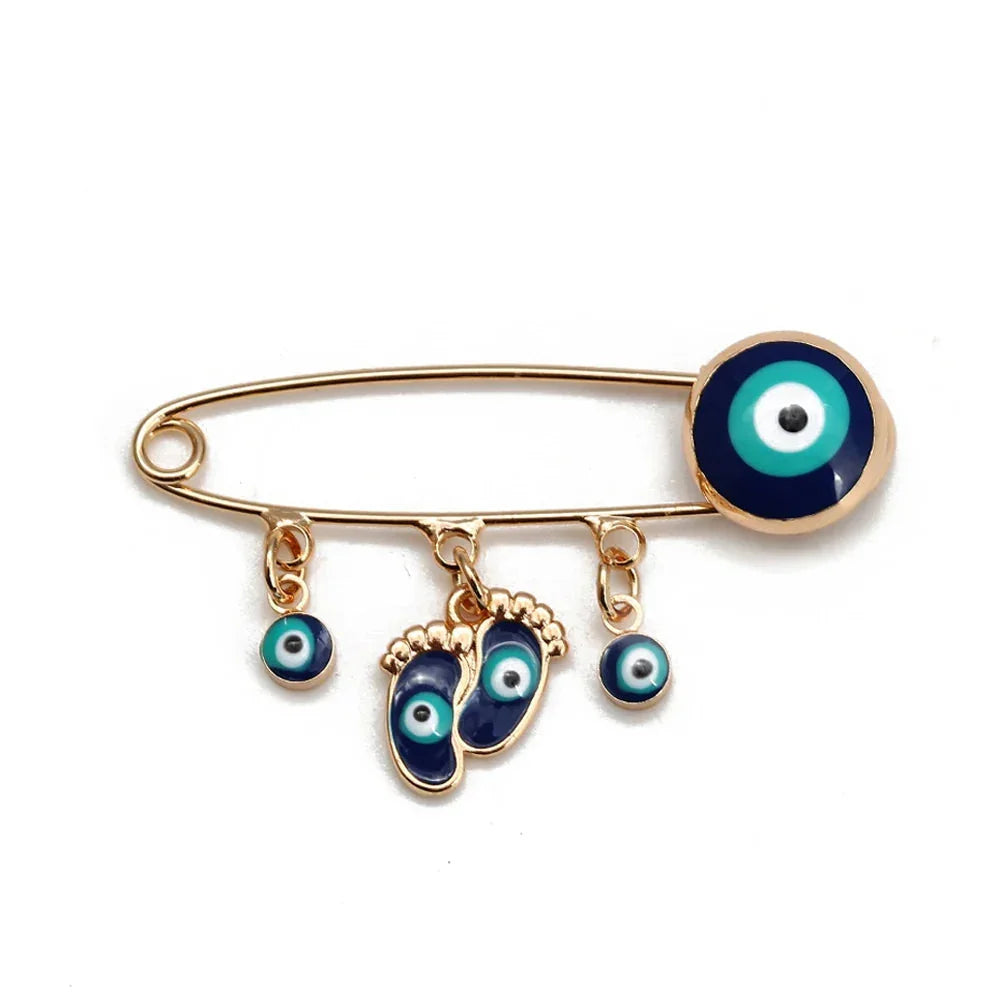 Feet Evil Eye Pin