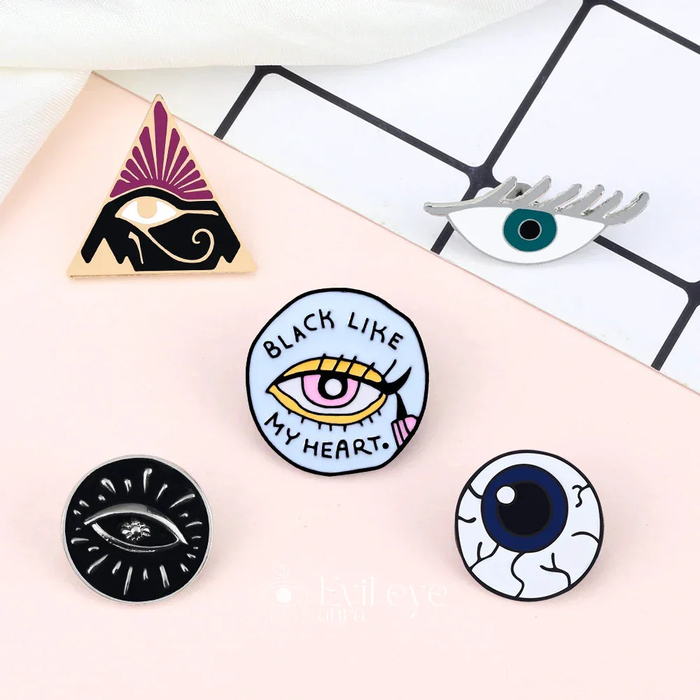Metaphysical Evil Eye Pin