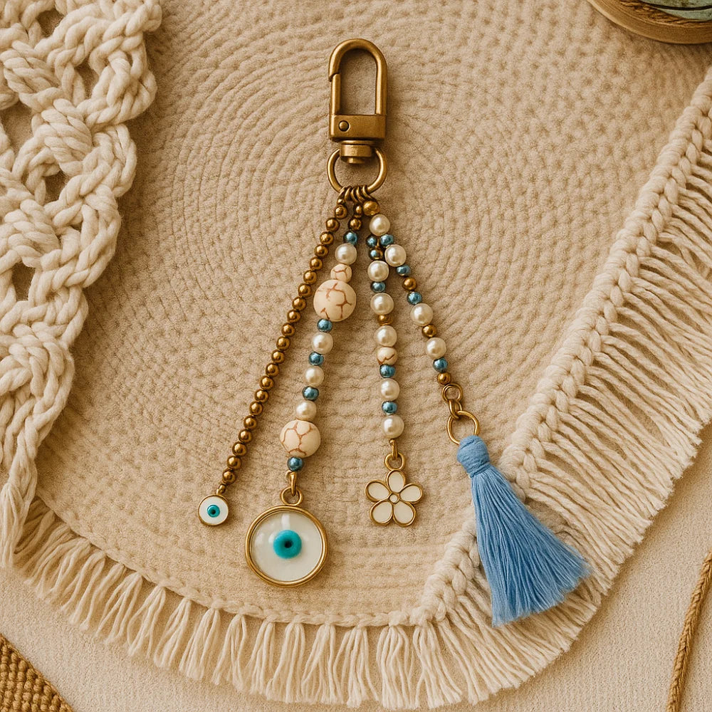 Multi Evil Eye Keychain