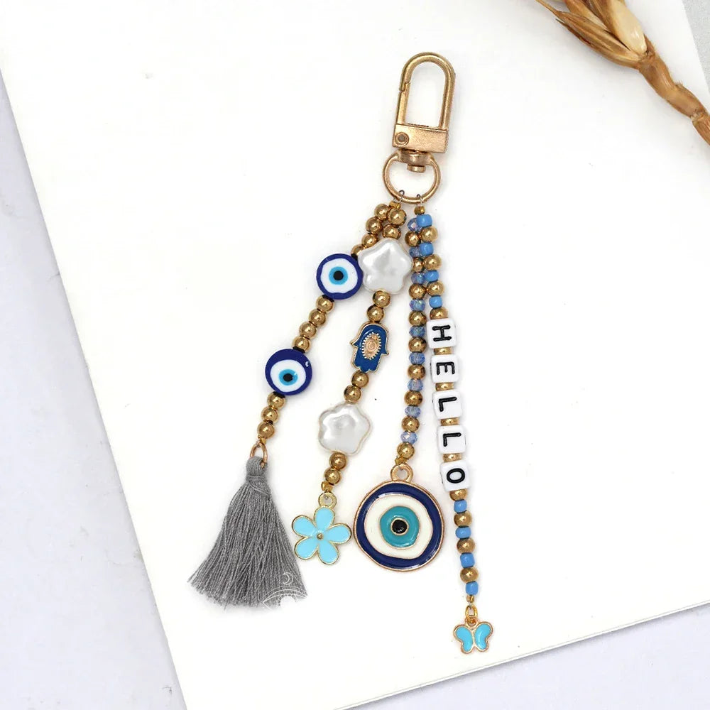 Multi Evil Eye Keychain