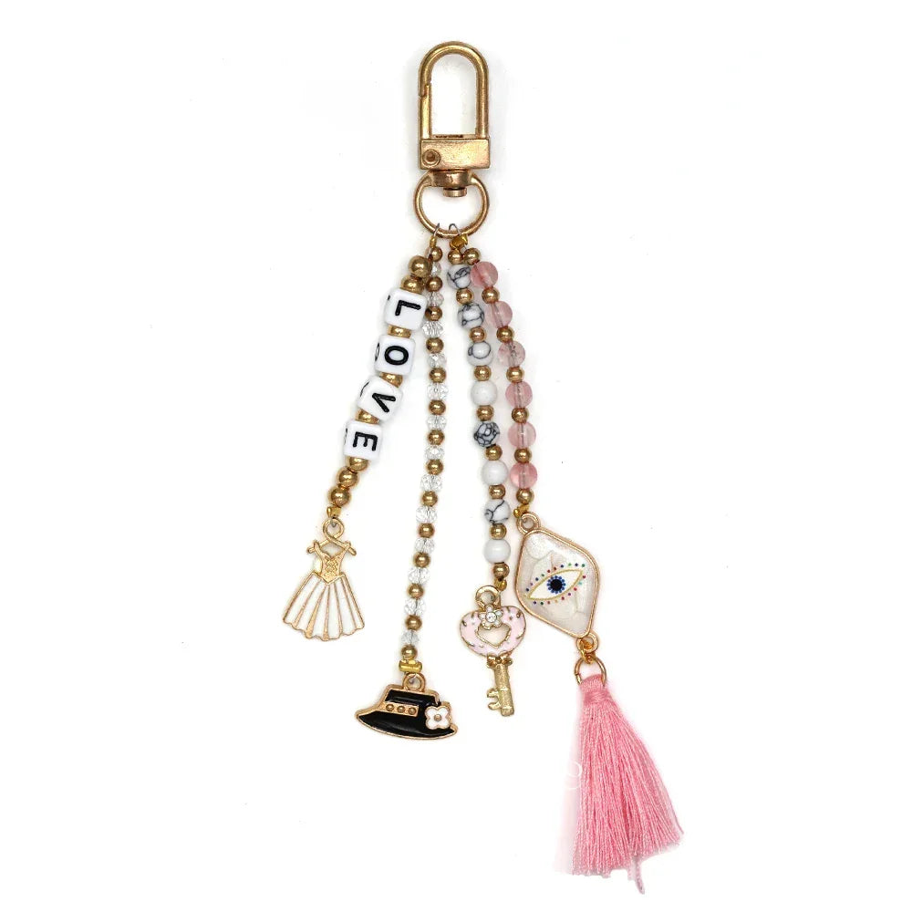 Multi Evil Eye Keychain - 4