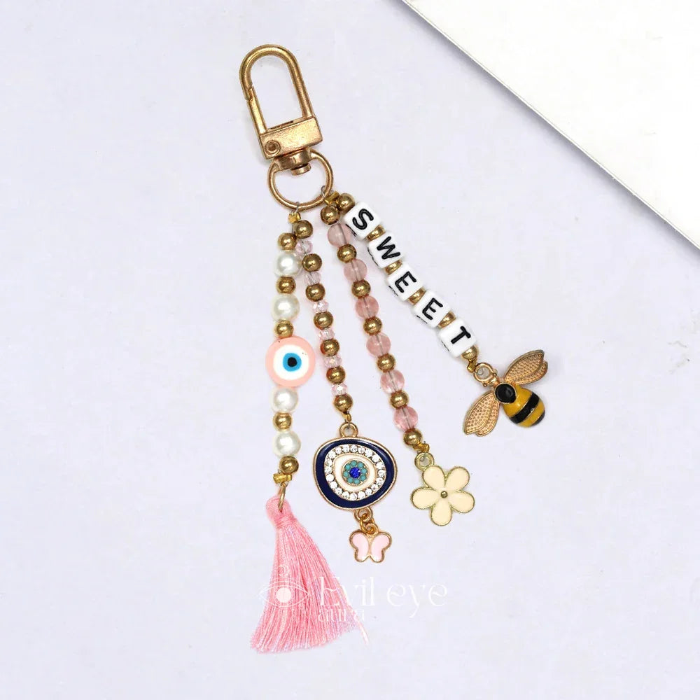 Multi Evil Eye Keychain