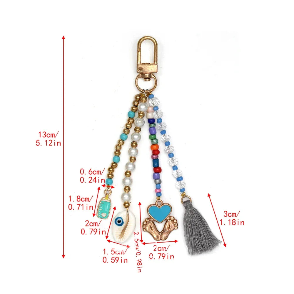Multi Evil Eye Keychain
