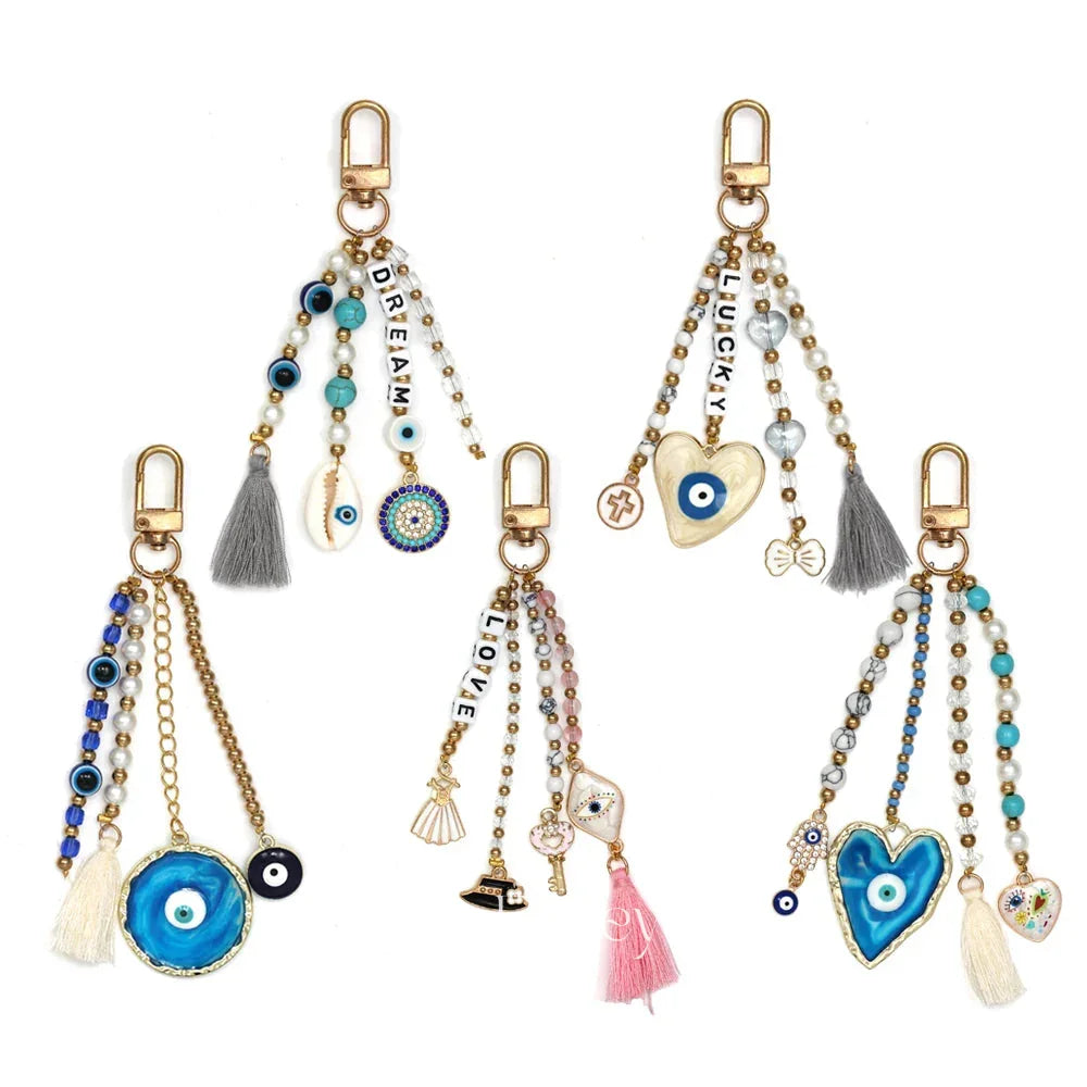 Multi Evil Eye Keychain