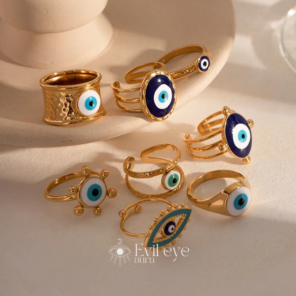 Real Evil Eye Ring