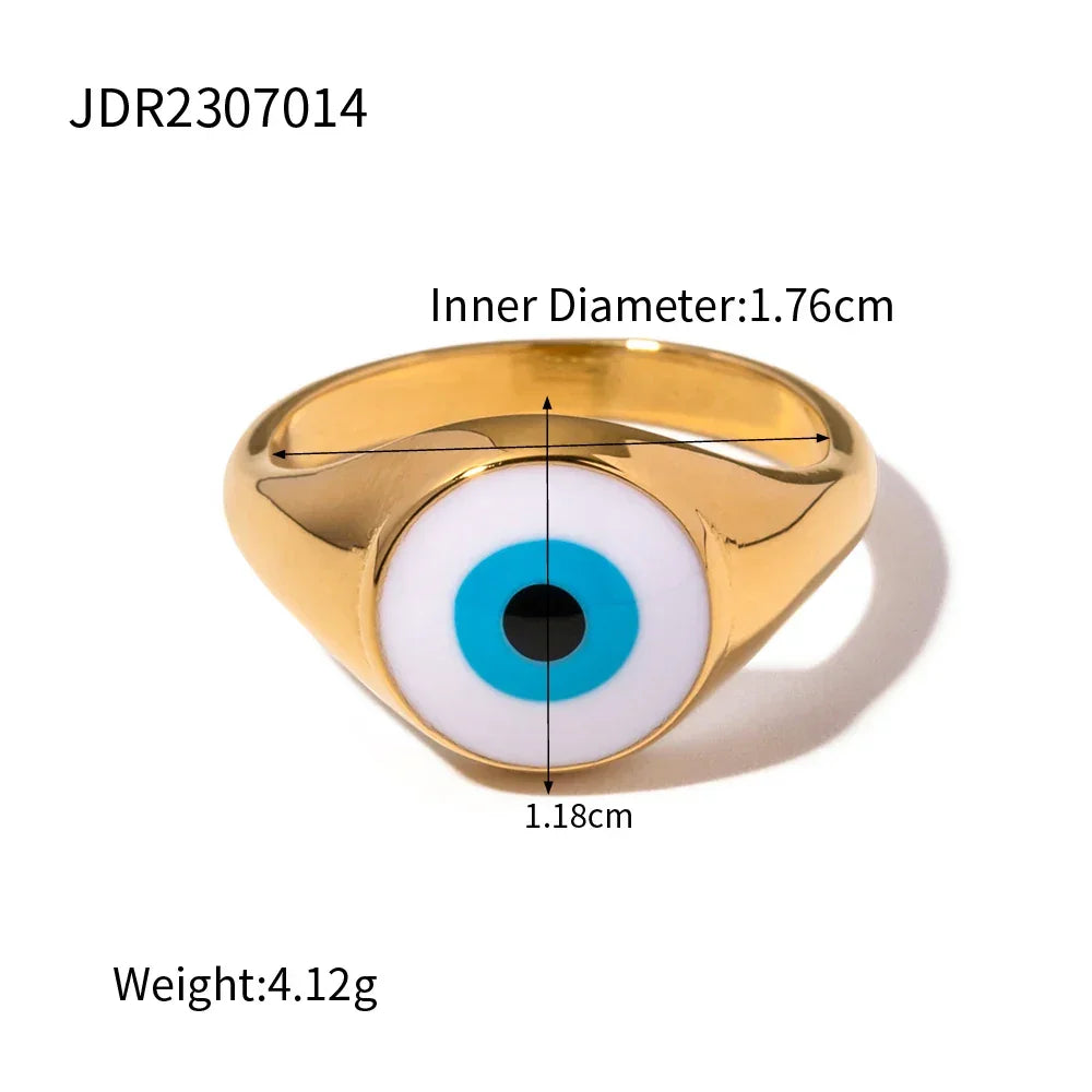 Real Evil Eye Ring - 4