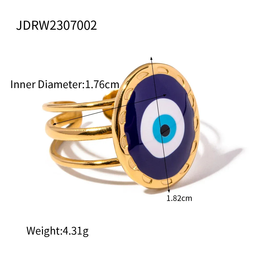 Real Evil Eye Ring - 5