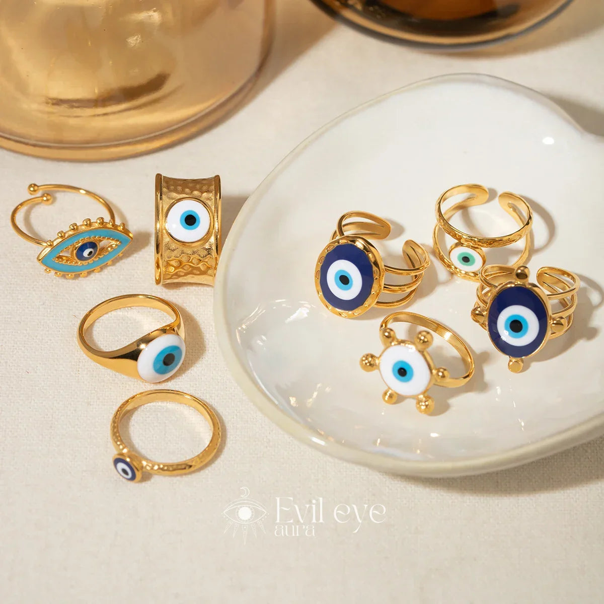Real Evil Eye Ring