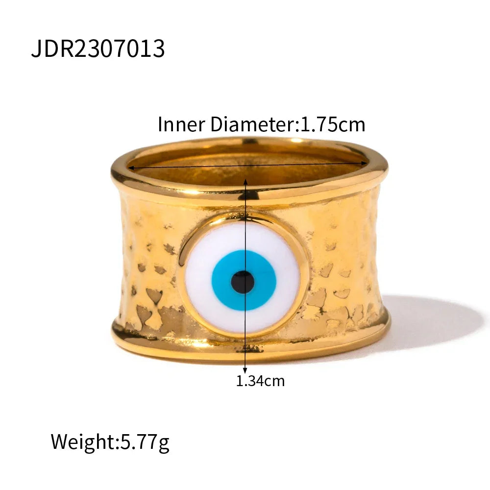 Real Evil Eye Ring - 7
