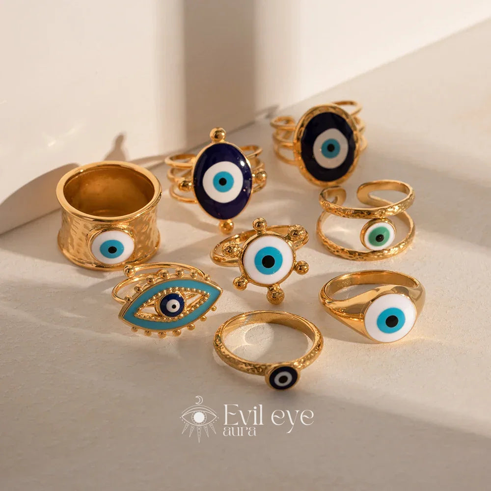 Real Evil Eye Ring