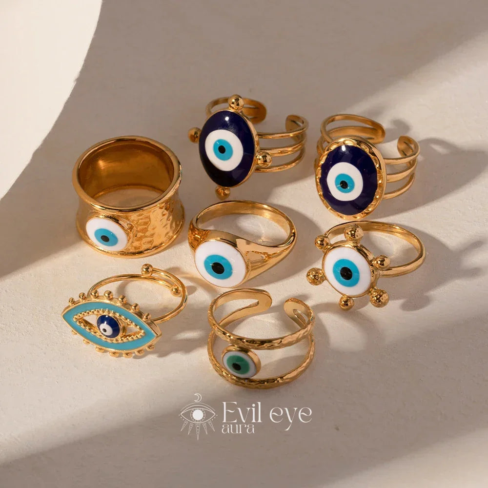Real Evil Eye Ring