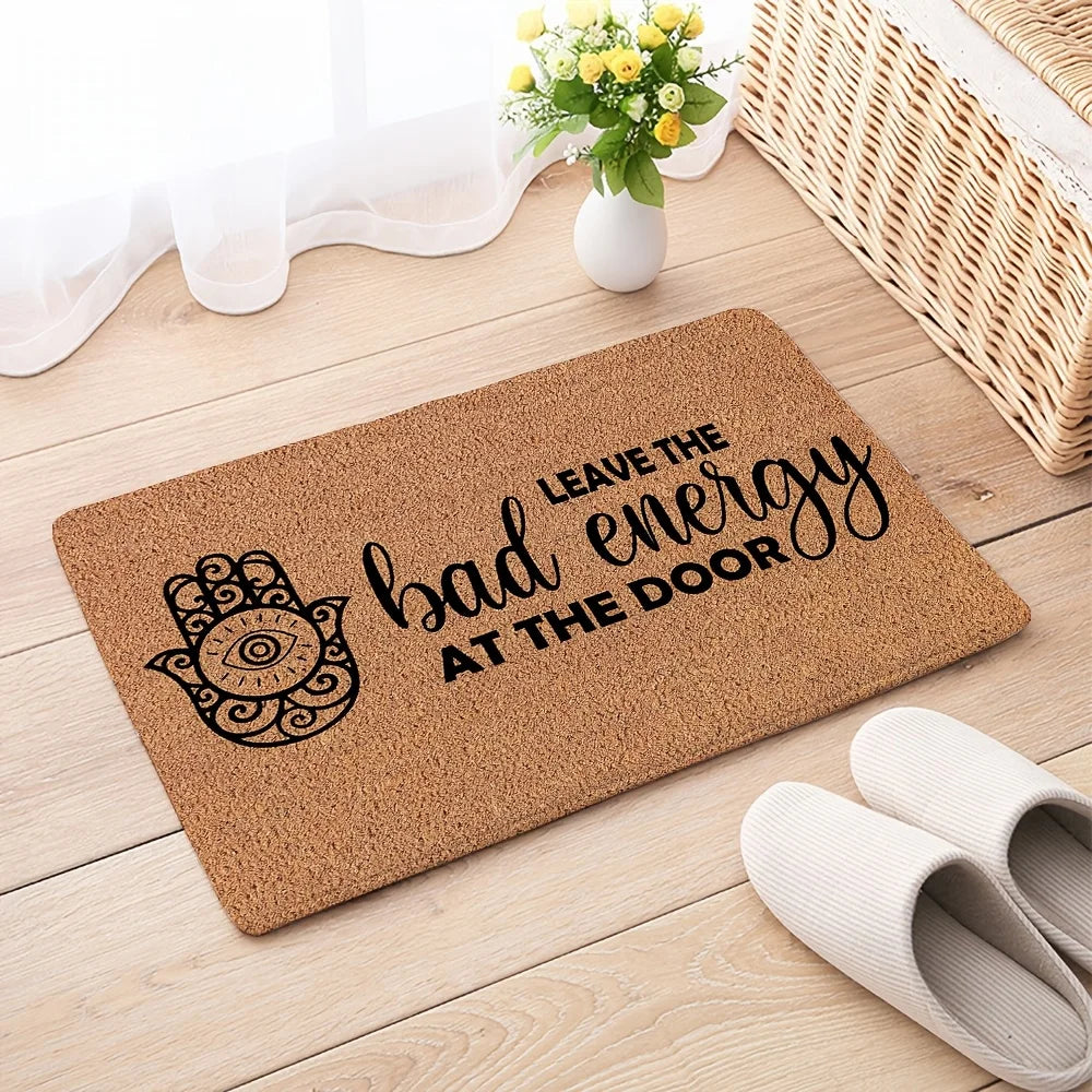 Leave Bad Energy Doormat