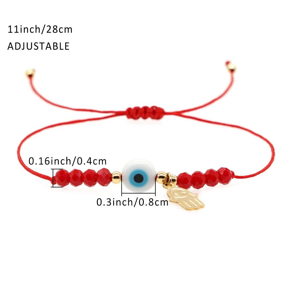 Red String Evil Eye Bracelet