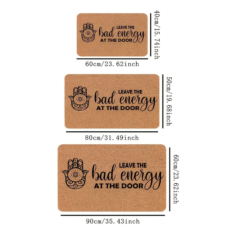Leave Bad Energy Doormat