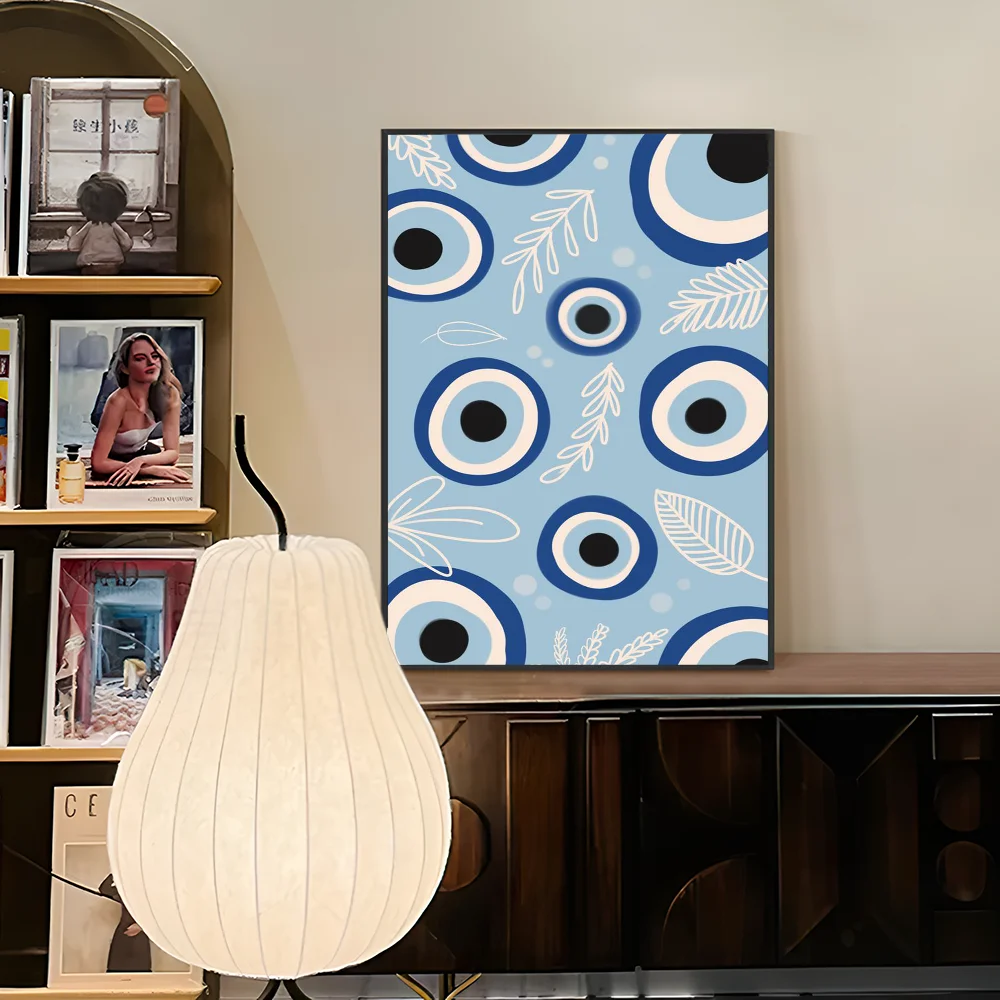 Evil Eye Canvas Painting