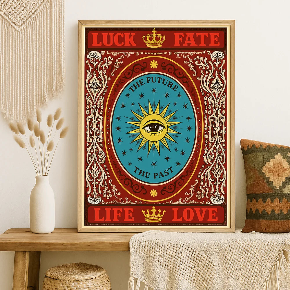 Abstract Evil Eye Painting