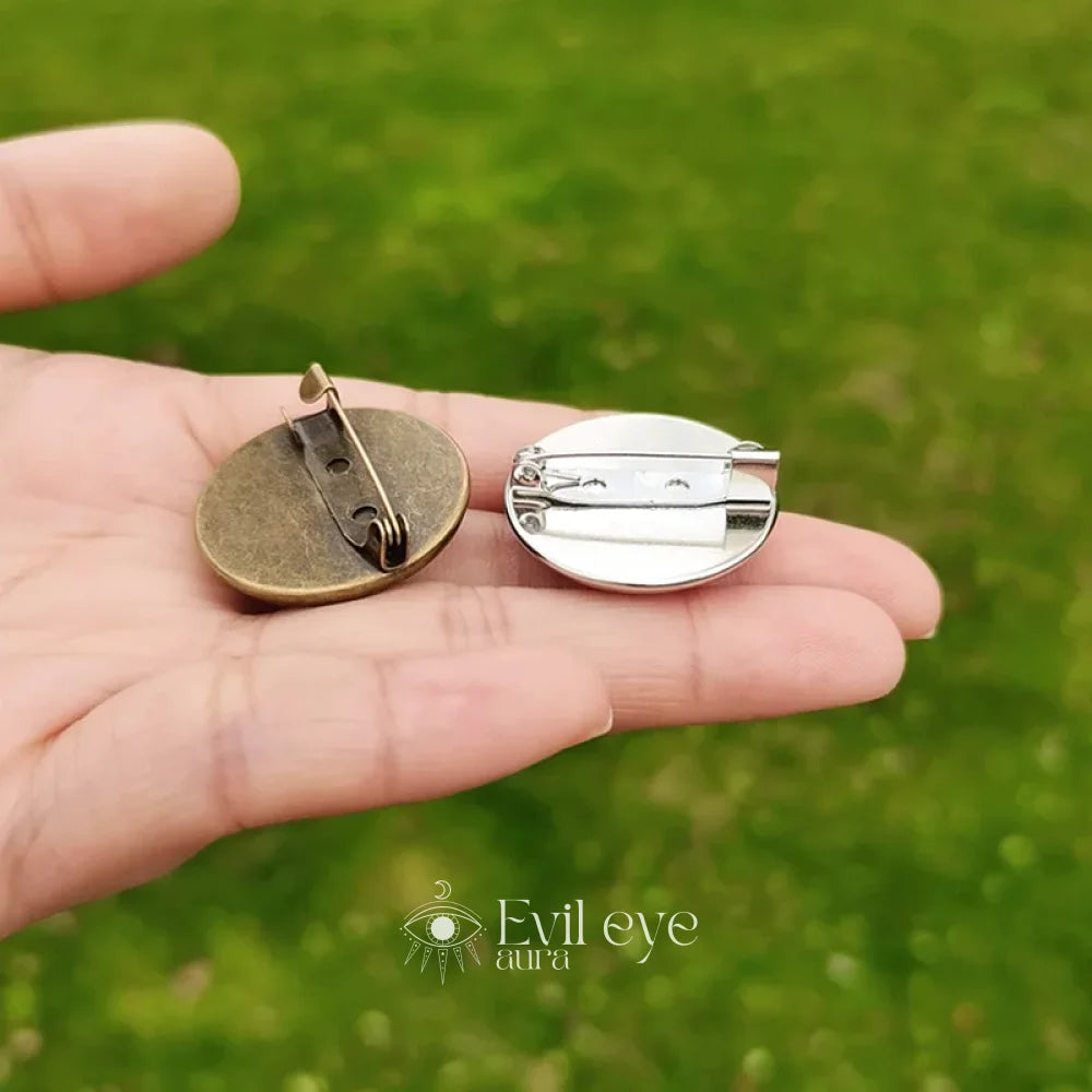 Badge Evil Eye Pin