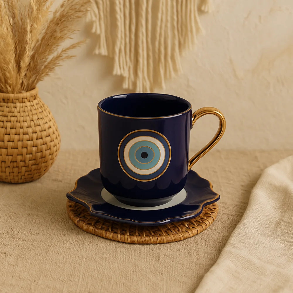 Blue Evil Eye Coffee Mug